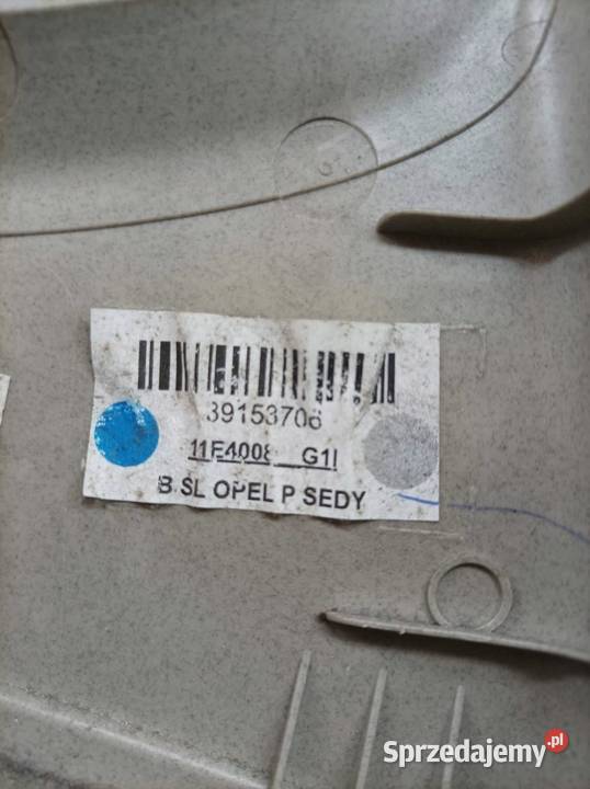 OSŁONA SŁUPKA B LEWA PRAWA KOMPLET Opel Insignia osobowe świętokrzyskie