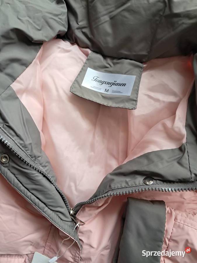 nowa kurtka ze stójką w kolorze pudrowy róż świętokrzyskie Sandomierz