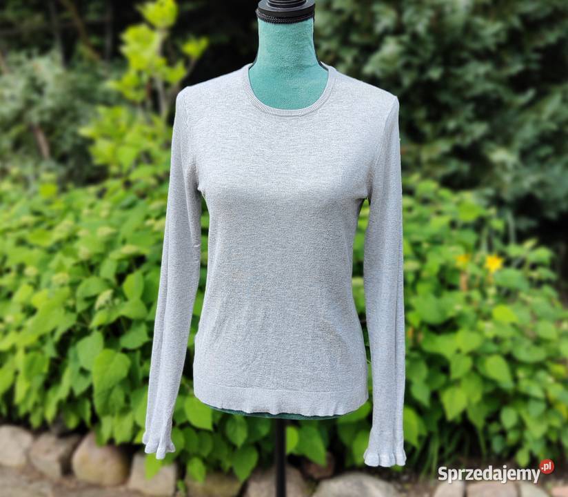 Szary sweter Mango L 40 wiskoza bluzka top Szczecin sprzedam