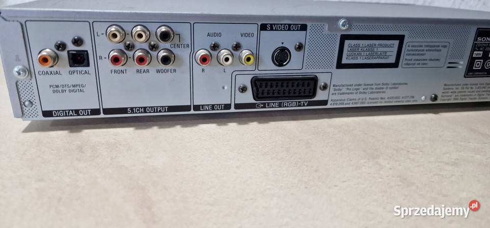 Odtwarzacz CD DVD Sony DVPNS705V DVP NS 705 V wielkopolskie