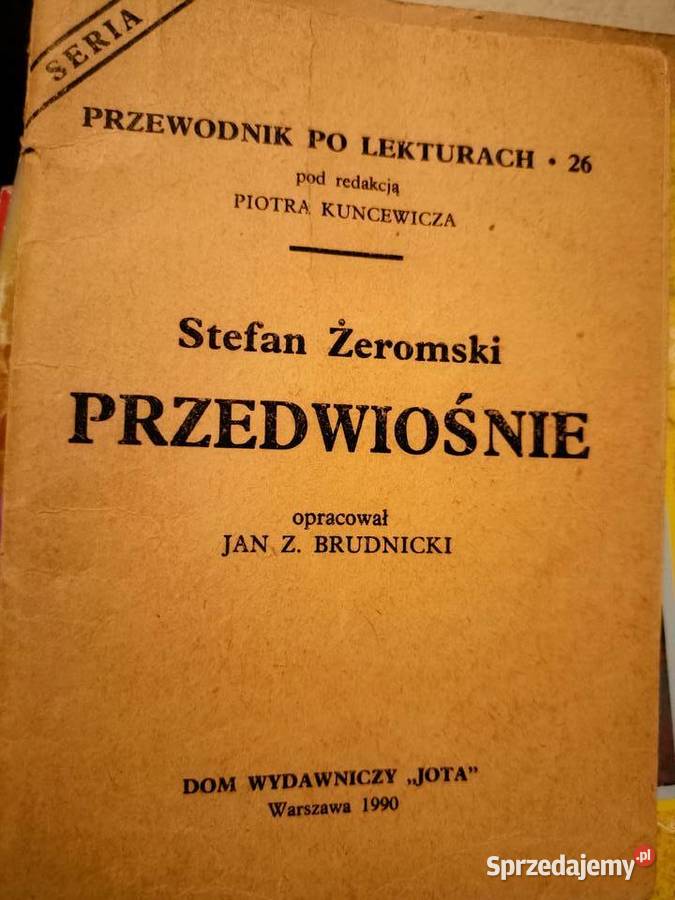Przedwiośnie Żeromskiego analizy literatura Warszawa