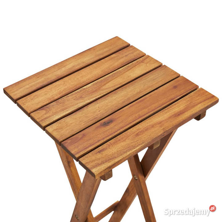 Stojak na kwiaty 30x30x67 lite drewno akacjowe mazowieckie sprzedam