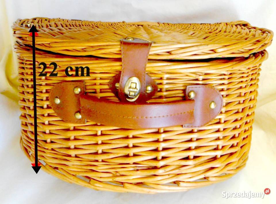 Koszyk Kosz piknikowy wiklinowy 4 osób