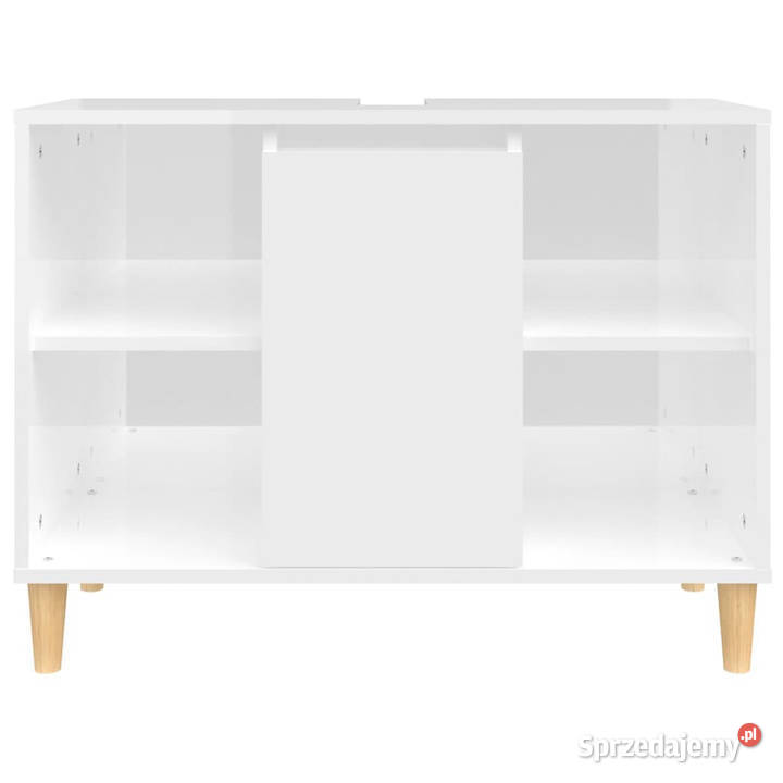 Szafka pod umywalkę biała wysoki połysk 80x33x60 mazowieckie Warszawa