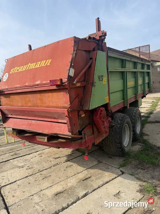 Rozrzutnik obornika wapna Strautmann VS 15