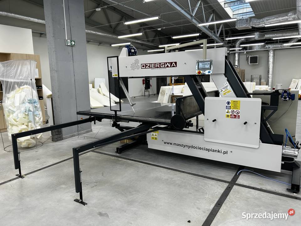 Maszyna do cięcia pianki pionowoskośna Kępno