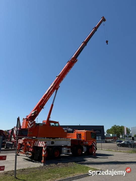 Scania P 380 uzywany Dzwig samochodowy Faun HK jedno łóżko Warszawa
