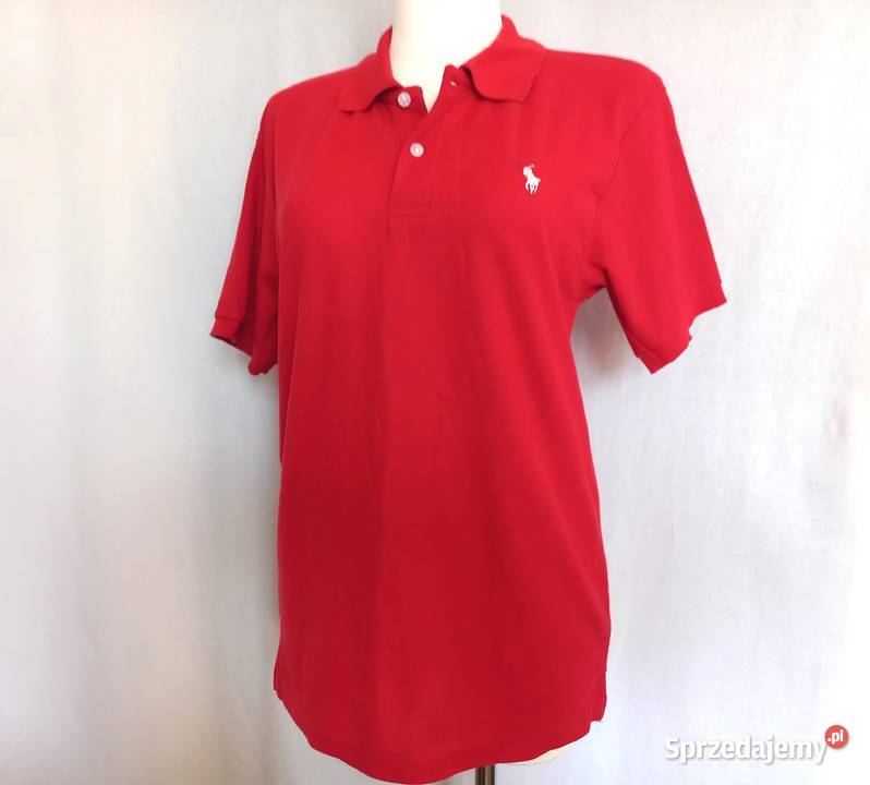 Koszulka męska POLO r M czerwona Ralph Lauren Rozmiar M Białystok