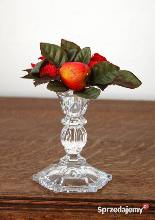 Stroik do świecznika świecy jabłko róże kwiaty Lublin