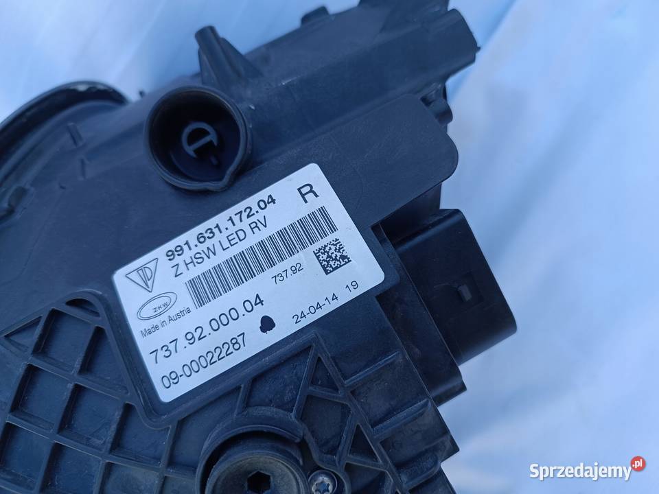 LAMPA PRAWY PRZÓD EU FULL LED PORSCHE CARRERA Nowy Tomyśl