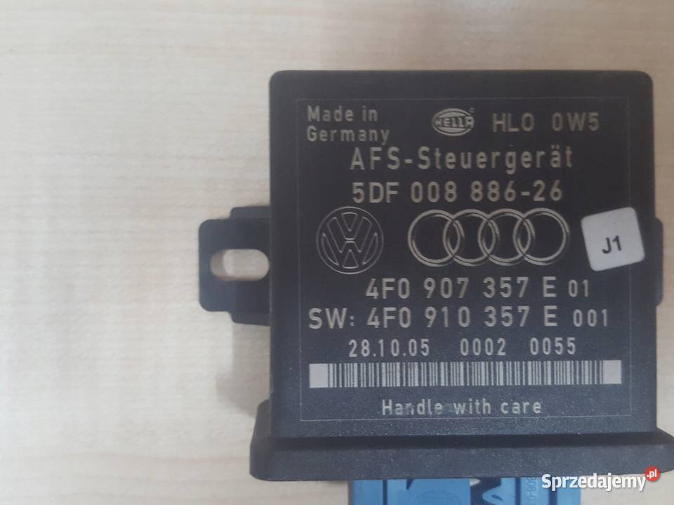 STEROWNIK MODUŁ ŚWIATEŁ AUDI A6 C6 4F0907357E osobowe Przystajń
