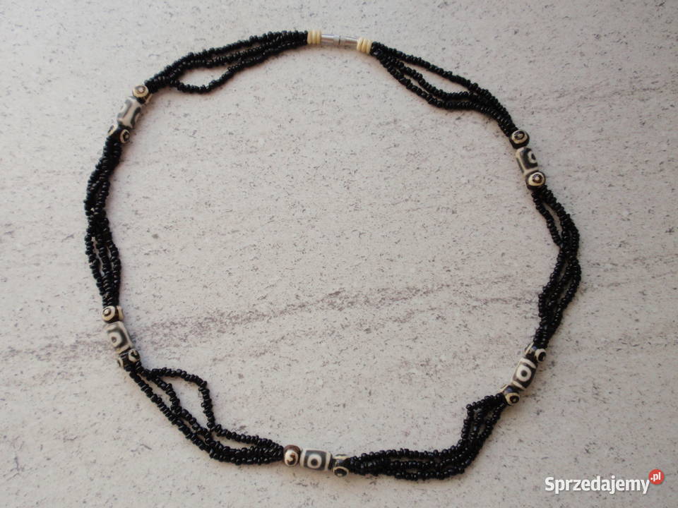 Naszyjnik z koralików Indie łódzkie