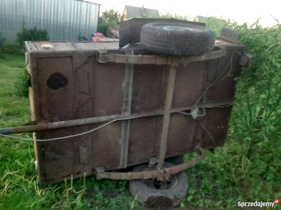 Przyczepka jednoosiowa Samochodowa Burtowe i plandeki dolnośląskie Skidniówek