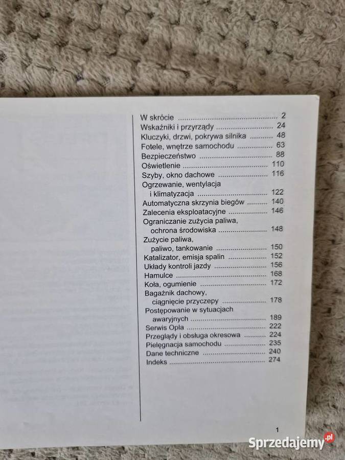 Książka Opel Vectra instrukcja obsługi Elbląg