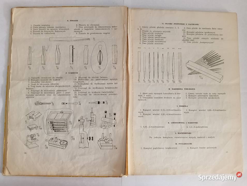 Nowoczesny zegarmistrz H Jendritzki 1958r