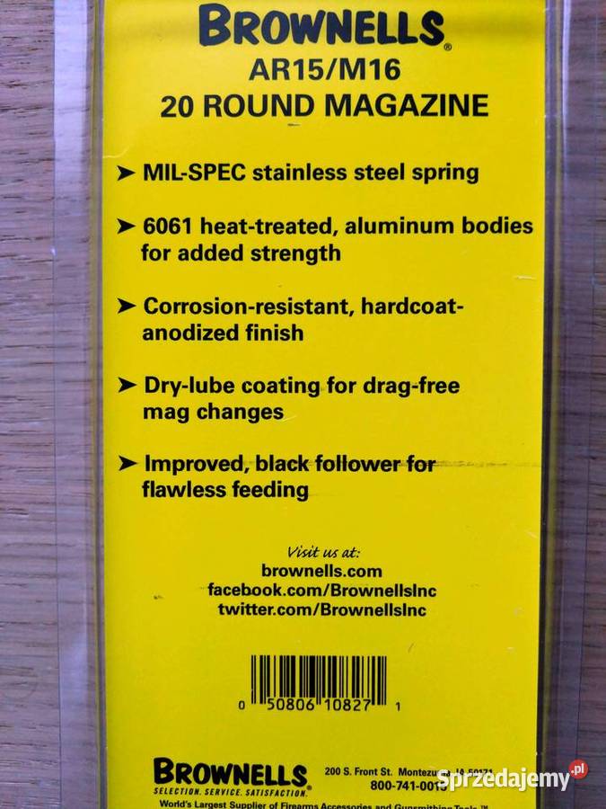 Magazynek M16 AR15 Brownells 20 rounds Warszawa