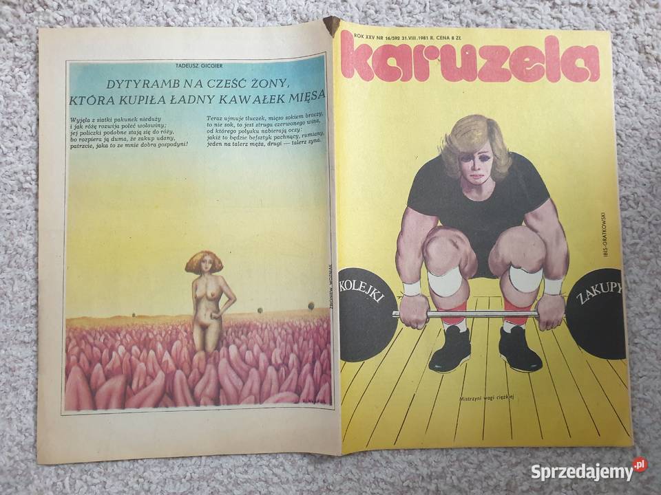 Karuzela Czasopismo Satyryczne 16652 1981 Gdynia