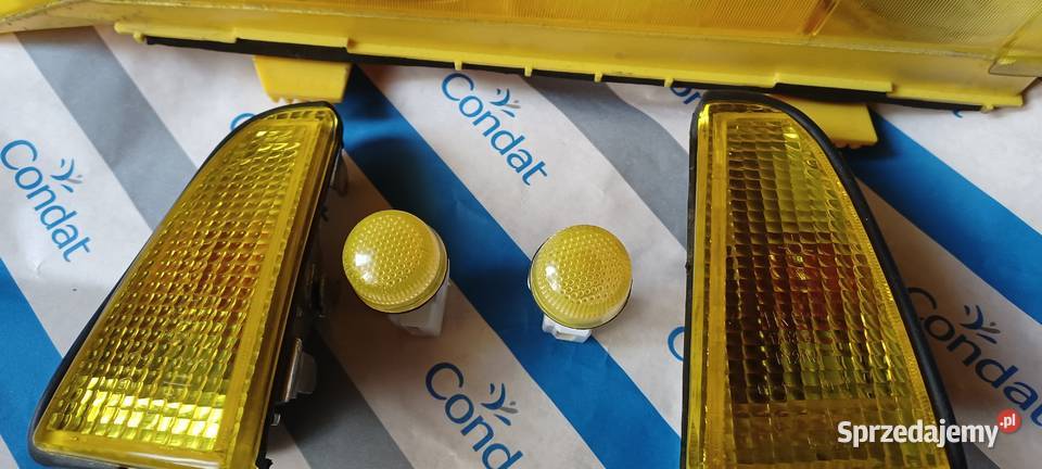 Lampy żółte LEART MHW Cinquecento osobowe podkarpackie