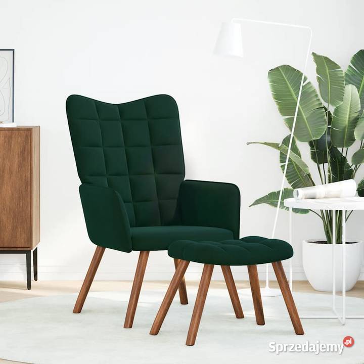 vidaXL Fotel relaksacyjny ze stołkiemSKU4016823 Warszawa