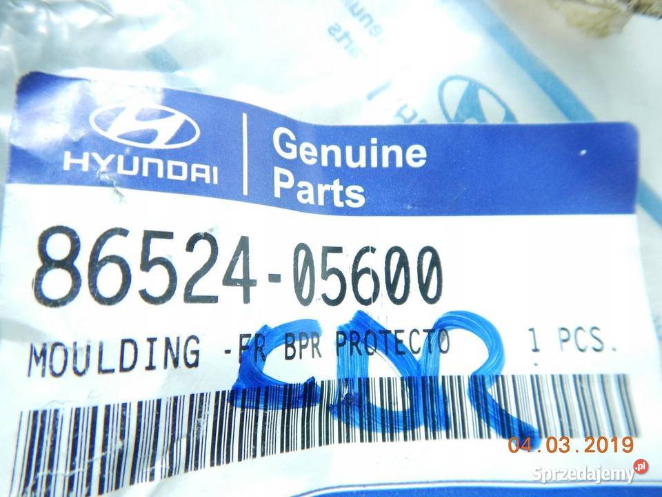 LISTWA ZDERZAKA PRAWY PRZÓD HYUNDAI ATOS 0508