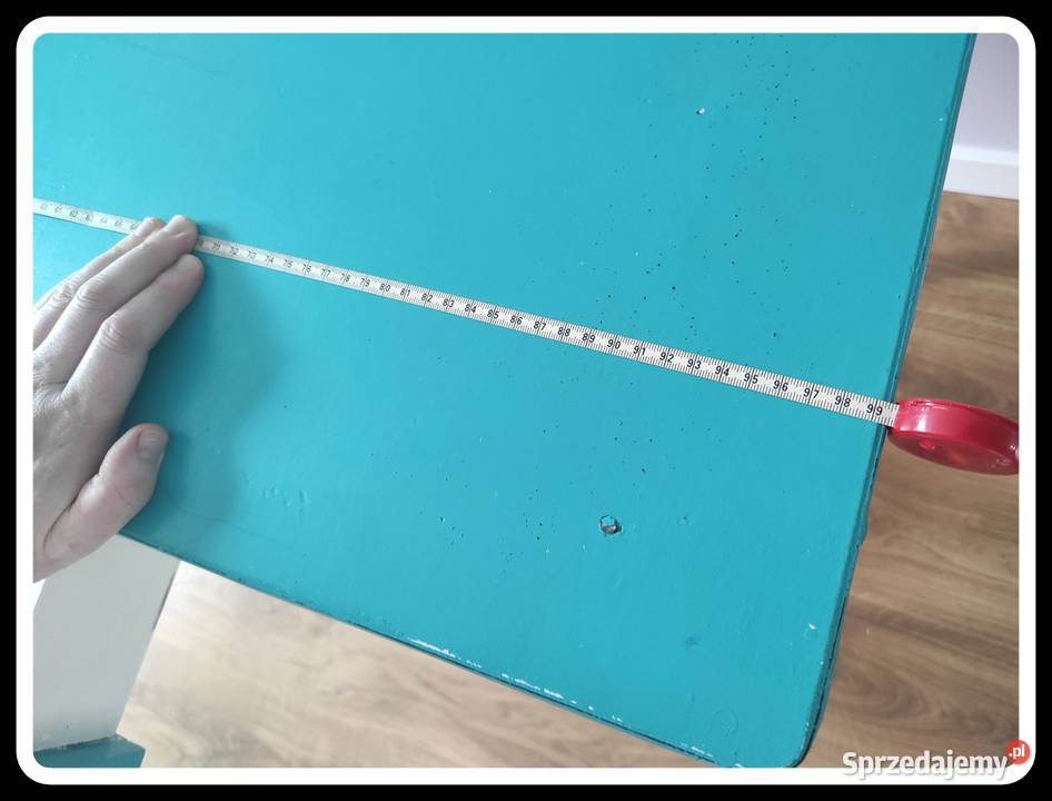 Stolik biurko z szufladką 99 x 55 stół PRL 78cm Stoły mazowieckie Płock