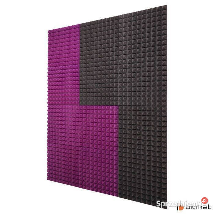 Piramidka akustyczna panele ścienne z pianki Łąki