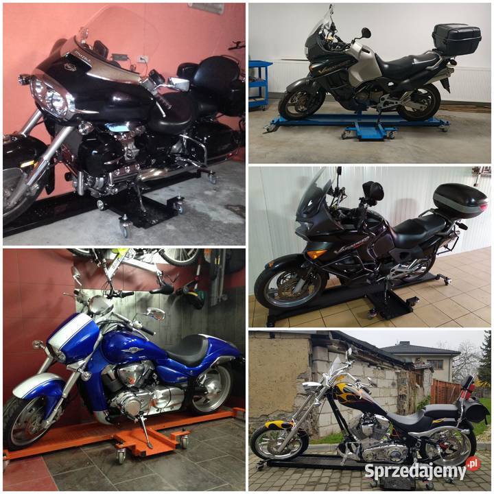 Platforma motocyklowa wózek stojak chopper Pozostałe Czernica