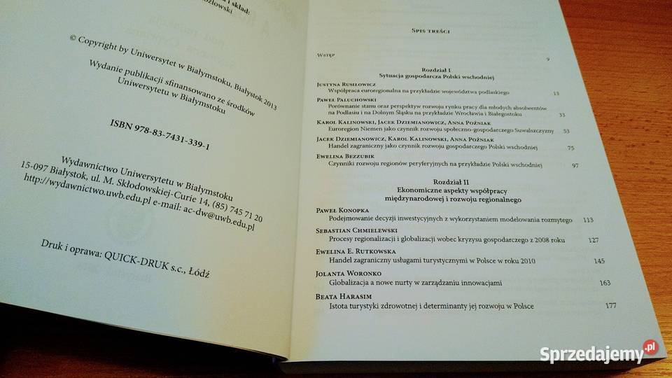 Współpraca miedzynarodowa a rozwój regionalny Gdańsk sprzedam