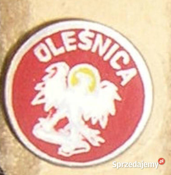przypinka pinsa vintage herb miasta OleśnicaDd Bartków