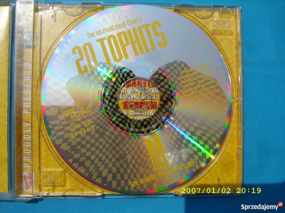 Skladanka CD 20 TOPHITS 12000 Wołów sprzedam
