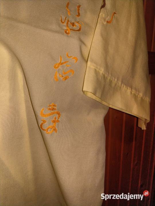 Żółte kimono narzuta szlafrok ma 50 lat nowy M L Topy i koszulki mazowieckie Warszawa