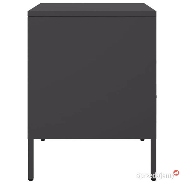 Szafka nocna czarna 36x39x505 stal WM843054 Warszawa