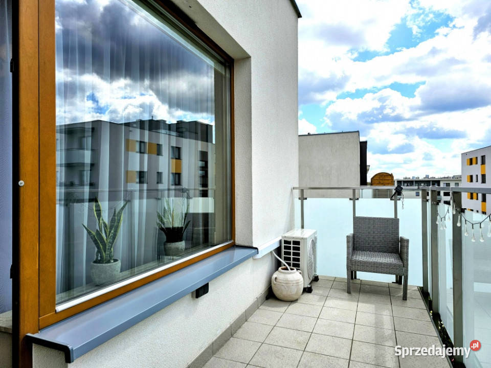 Wysoki standard wykończenia Ciche mieszkanie 47 balkon mazowieckie Józefosław