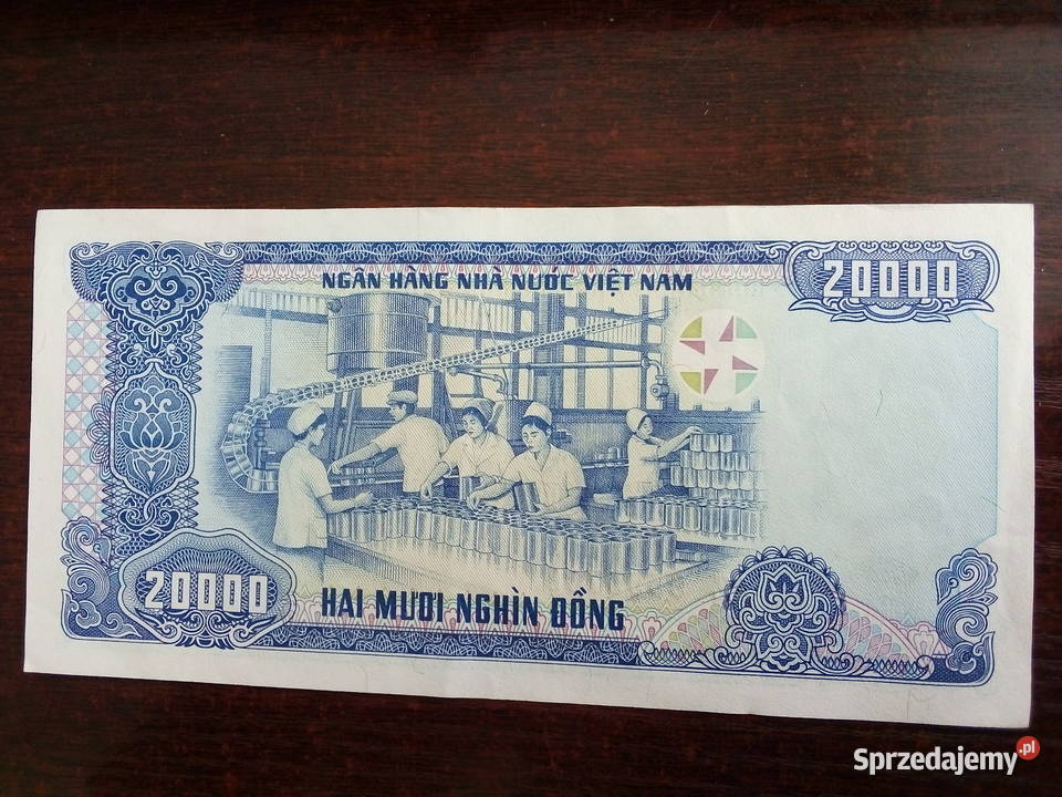 Banknot 20000 dong Wietnam mazowieckie Płońsk