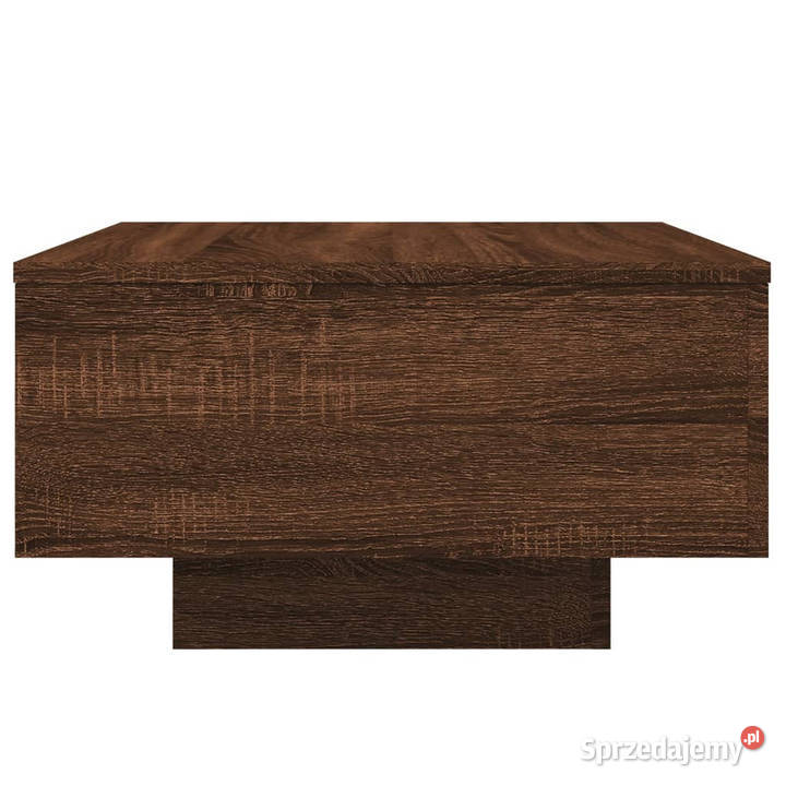 Stolik kawowy brązowy dąb 55x55x31 WM836573 Stoły Warszawa