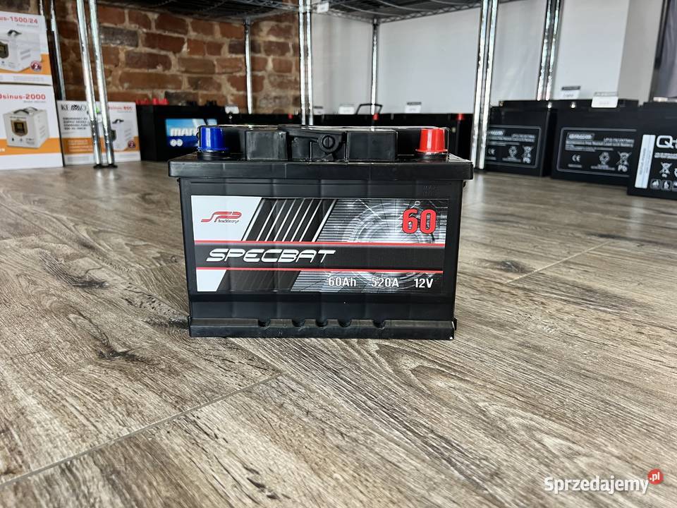 Akumulator Specbat 12v 60Ah520A Układ elektryczny Części Częstochowa