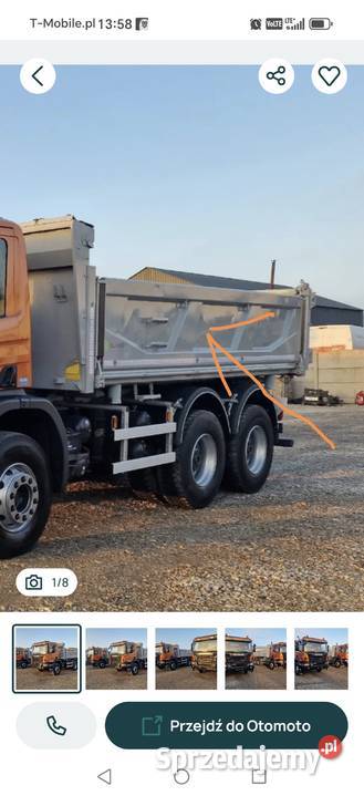 Kiper scania 6x4 Wywrotki Cieszyn sprzedam