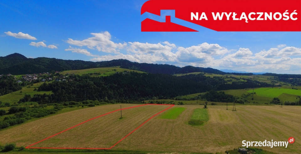 Działka w Grywałdzie 11003 ha warunki zabudowy Grywałd