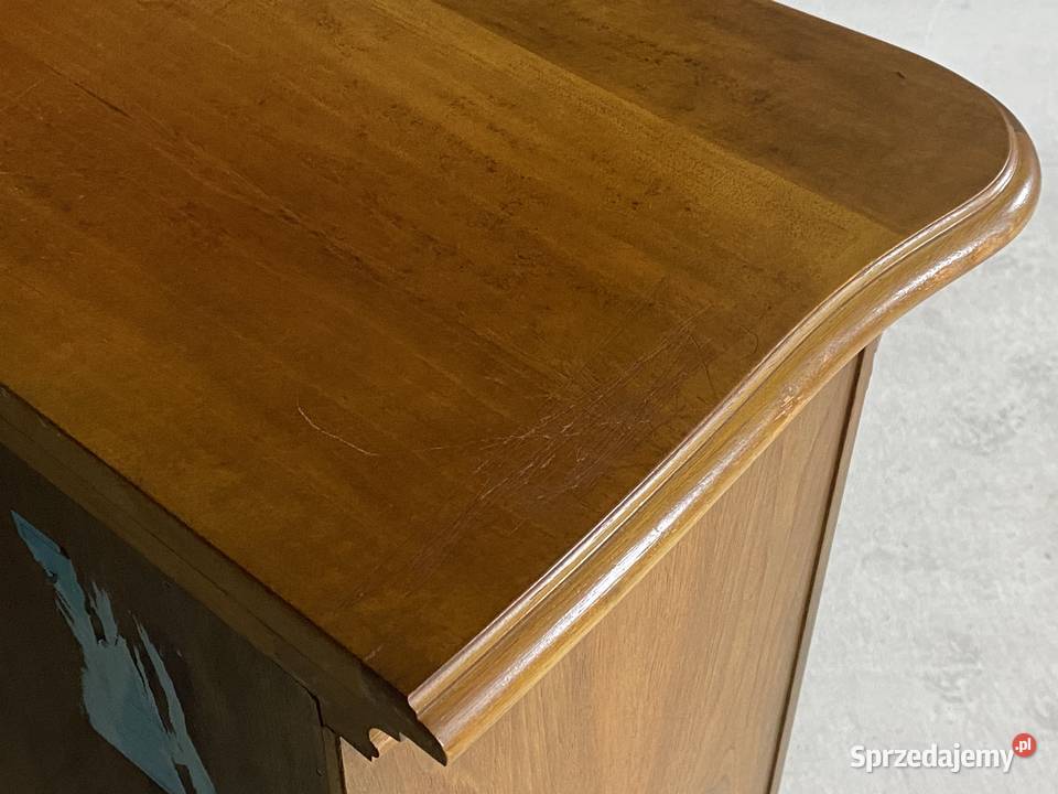 Regał w stylu ludwikowskim orzech zachodniopomorskie Gryfice