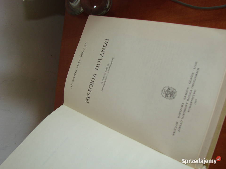 Historia Holandii JBalicki MBogucka Pruszcz Gdański sprzedam