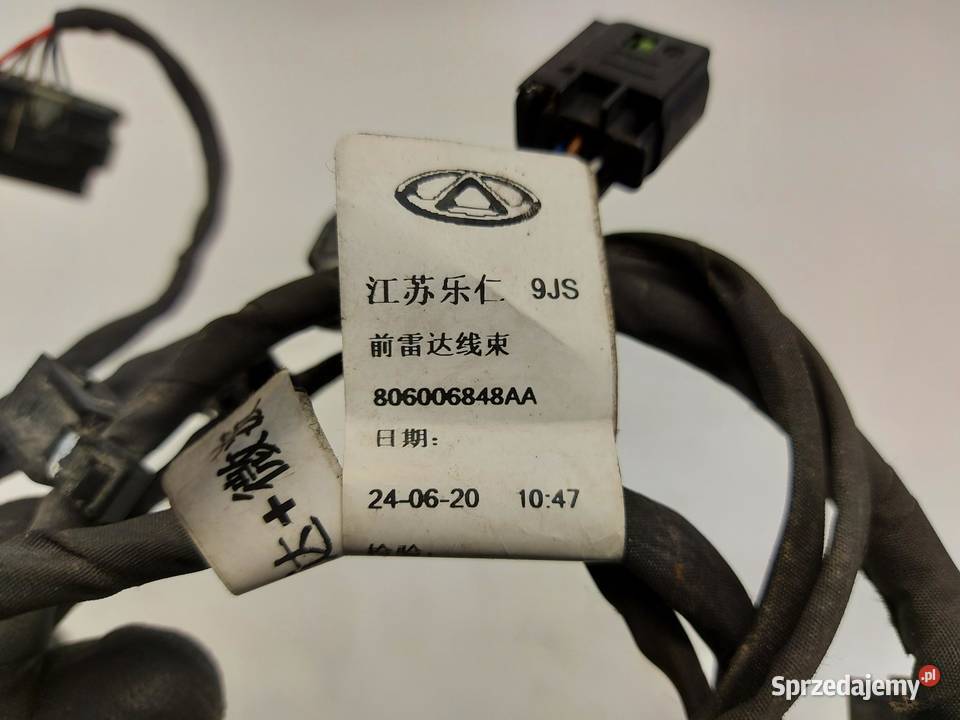 Chery Omoda 5 2024r wiązka instalacja pdc osobowe