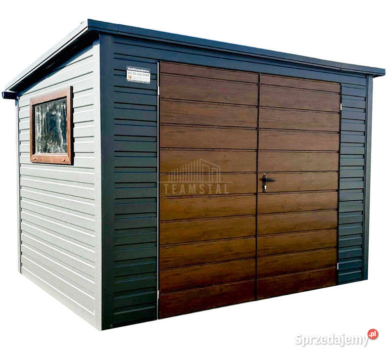 Schowek Domek Ogrodowy 25x2m Brama Dwuskrzydłowa