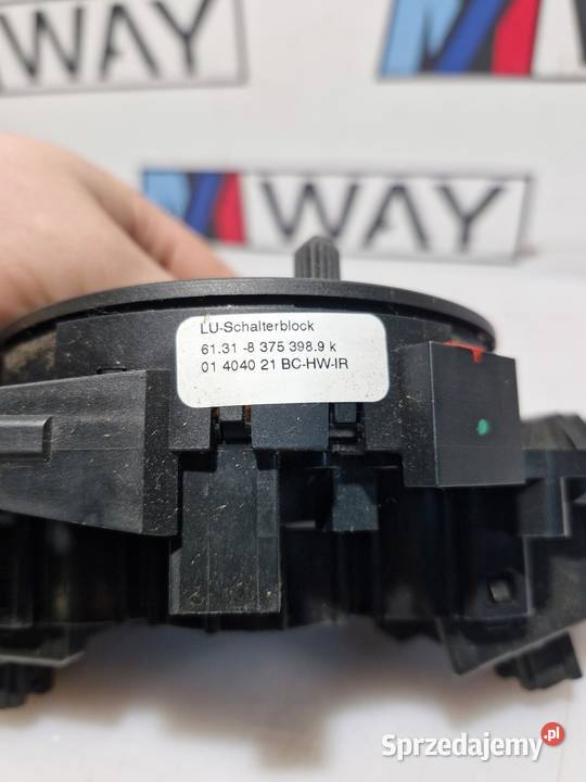 BMW 5 E39 PRZEŁĄCZNIK ZESPOLONY MANETKI 8375398 Panele sterowania, przełączniki dolnośląskie
