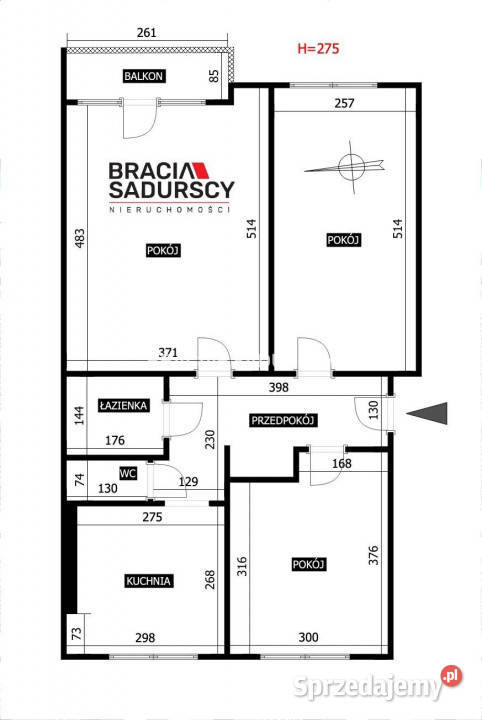 Mieszkanie 5951m2 3pok Kraków Adama Staszczyka własność małopolskie