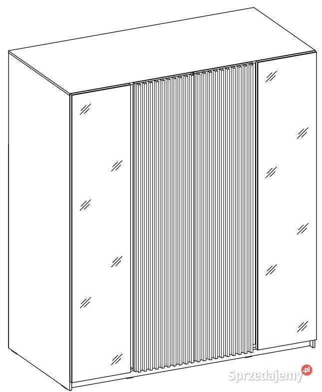 Wysoka szafa z lamelami 4 kolory do wyboru z kujawsko-pomorskie Toruń