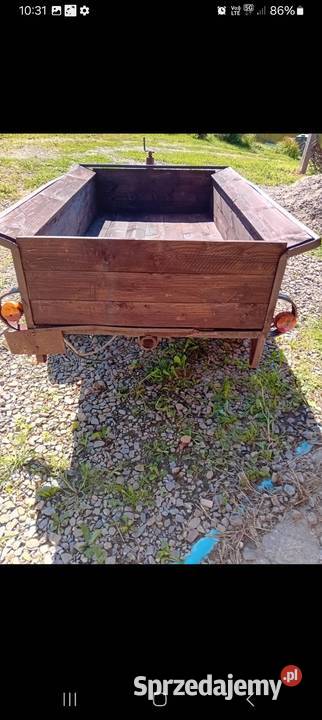 Przyczepka do traktora z hamulcem Nowy Sącz