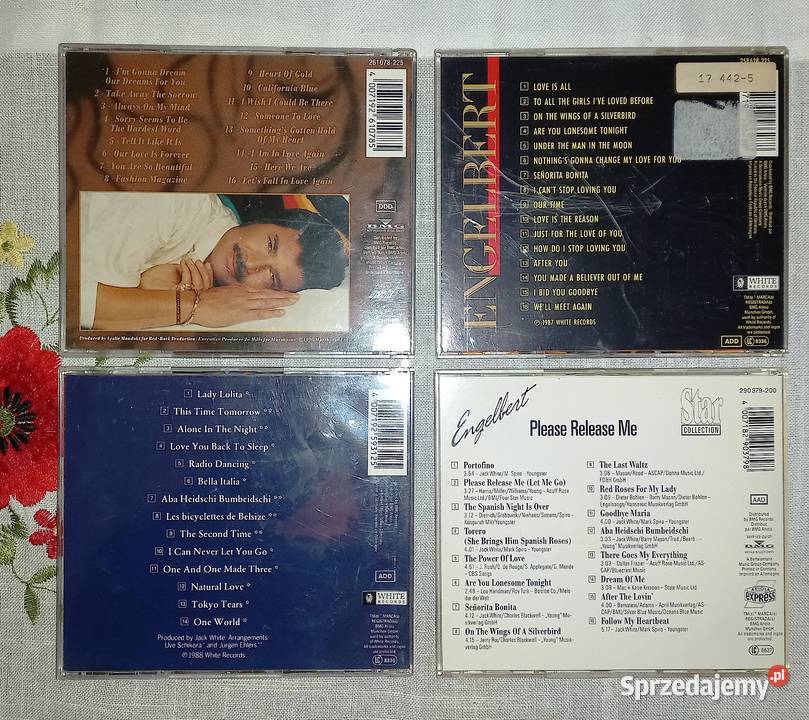 Engelbert Humperdinck 4 płyty CD opis całość Ząbkowice Śląskie