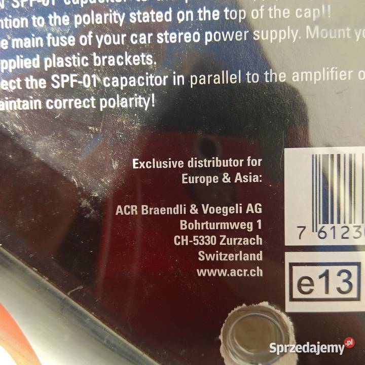 Kondensator car Audio power Cap 1F z dolnośląskie Świebodzice