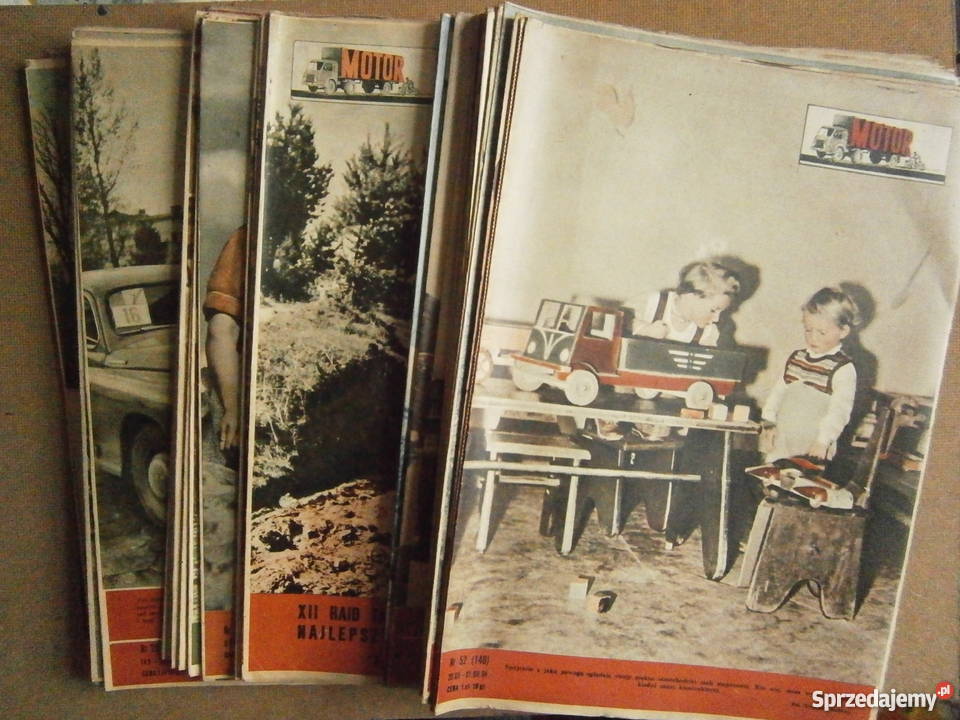 Czasopismo Motor roczniki lata 50 tygodnik Czasopisma małopolskie Kraków
