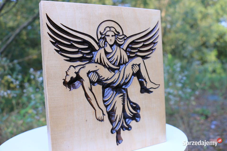 Grawerowane obraz Anioła Wyjątkowa dekoracja ze Jasienica Rosielna